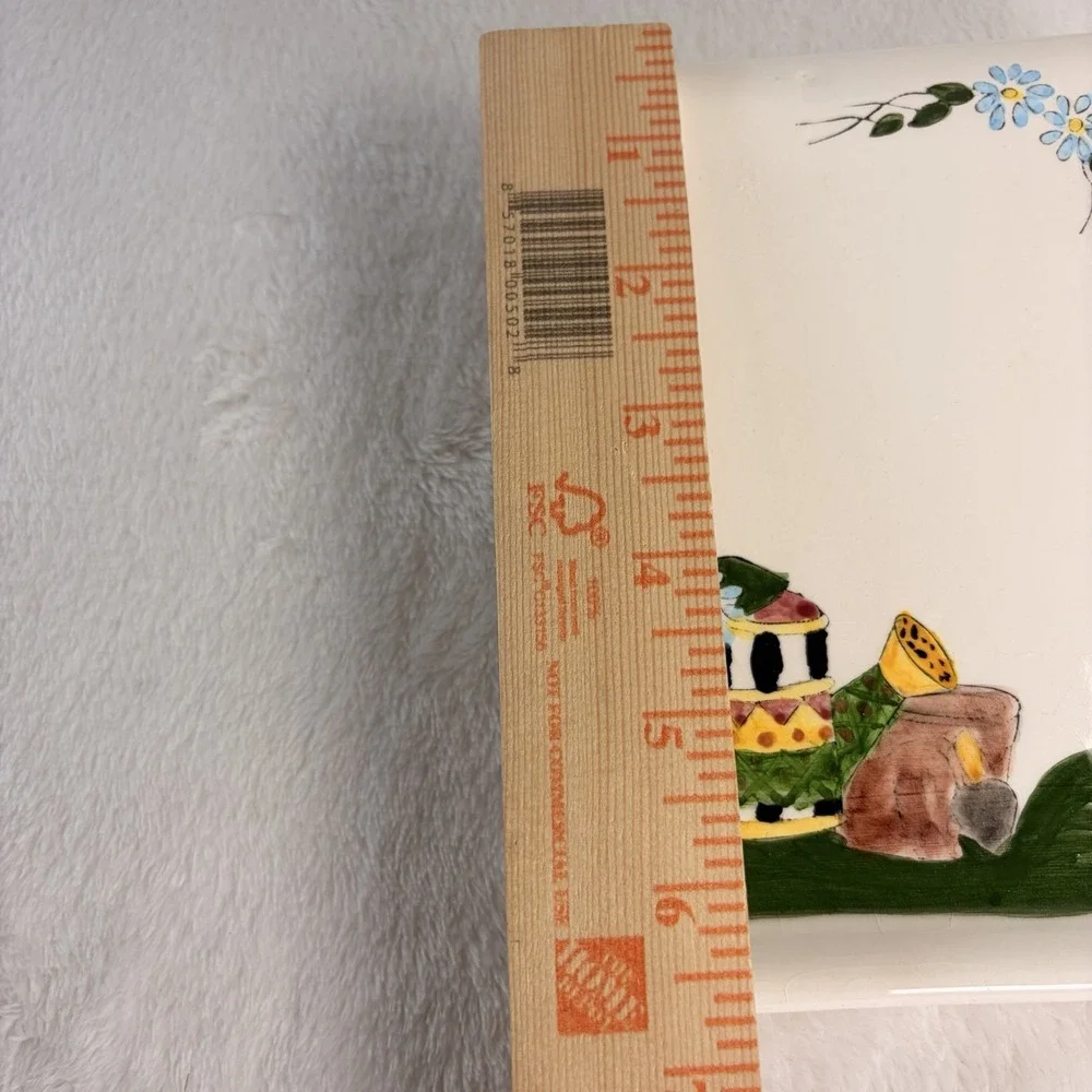 Vintage 1997 CBK LTD Ceramic Watering Can Spoon Rest Country Kitchen Cottagecore